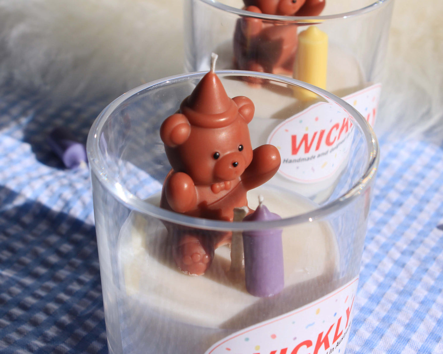 Celebrating Teddy Bear Candle
