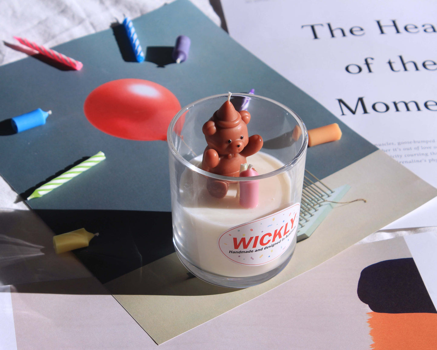 Celebrating Teddy Bear Candle