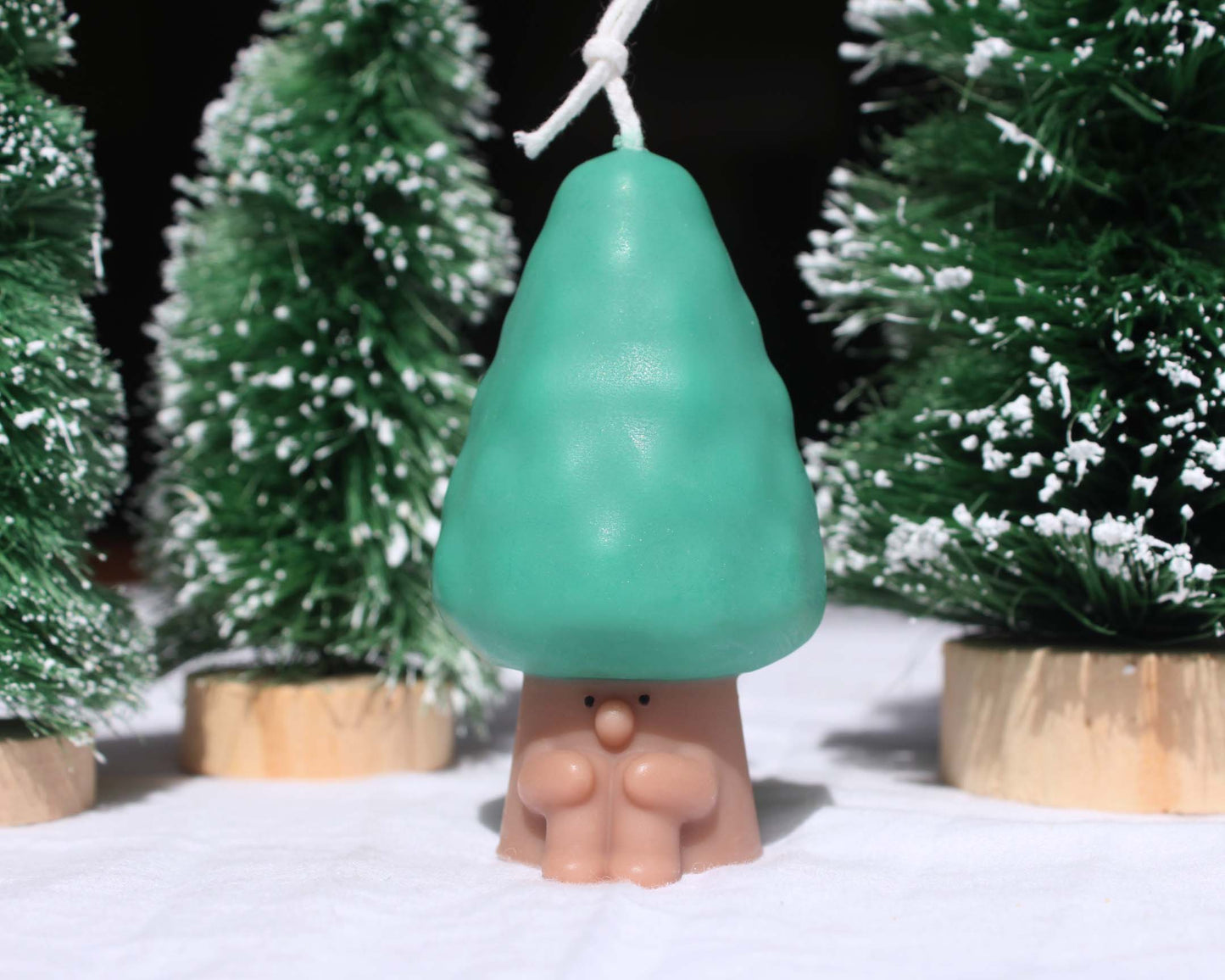 Sitting Tree Candle / Christmas Decor
