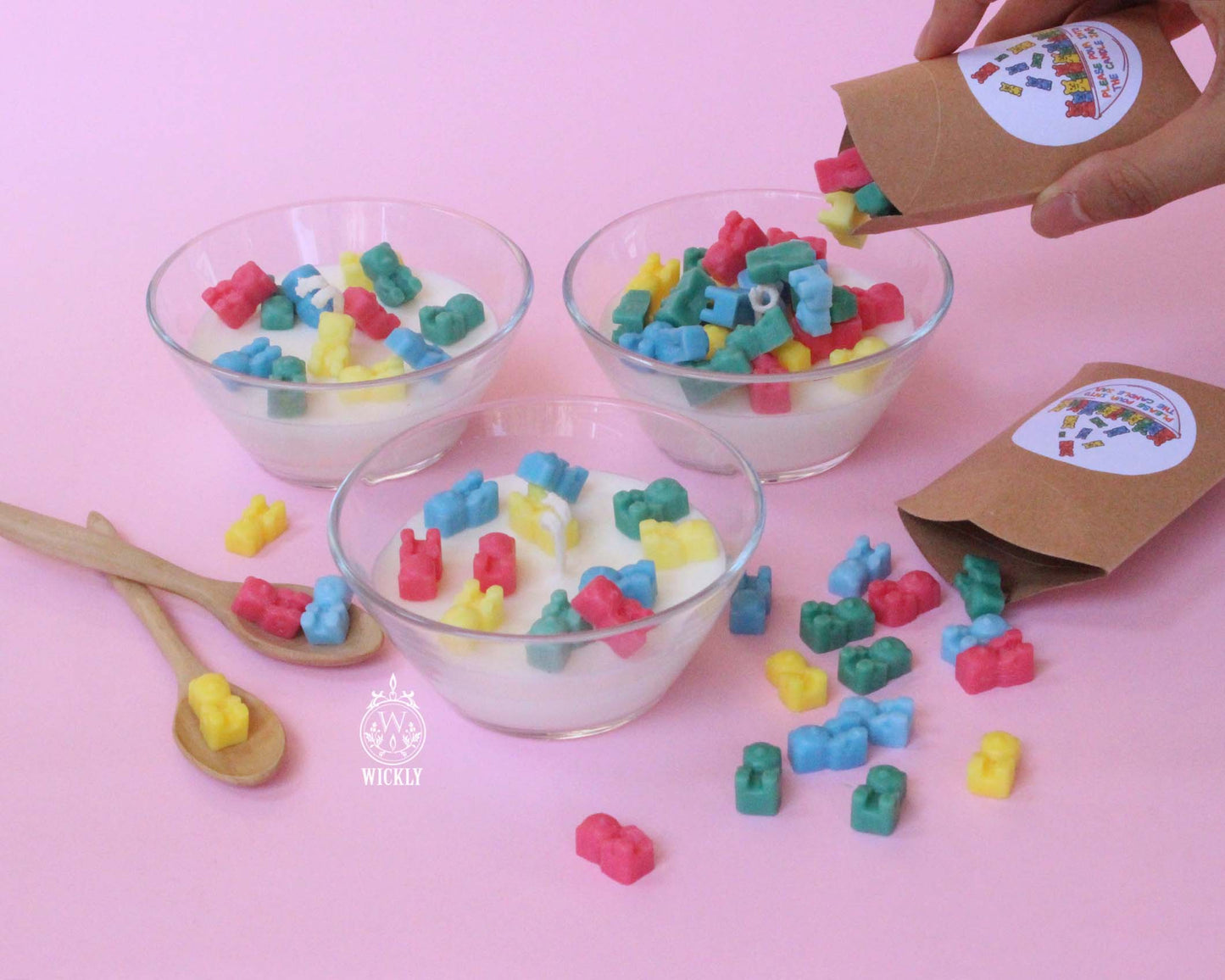 Gummy Bear Cereal Candle