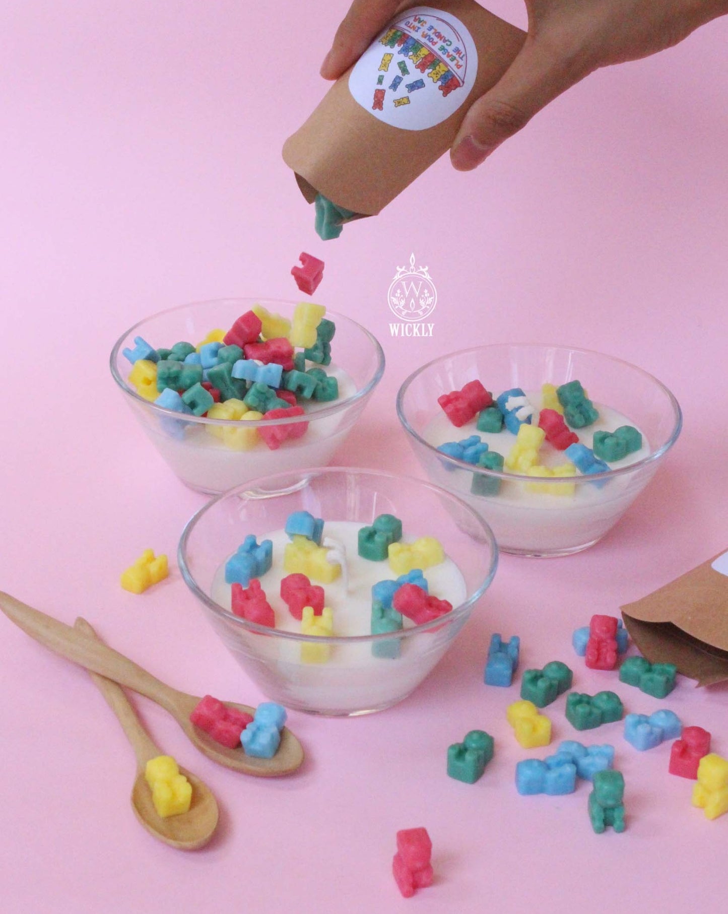Gummy Bear Cereal Candle