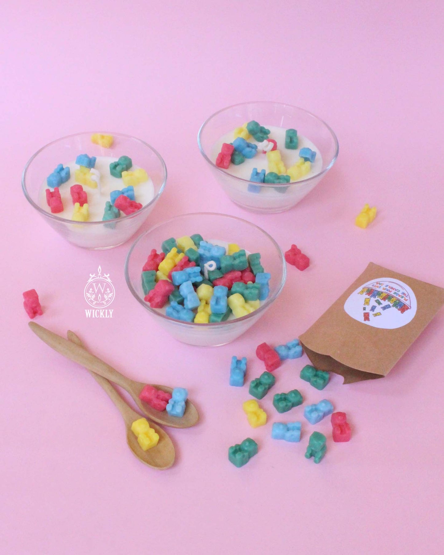 Gummy Bear Cereal Candle