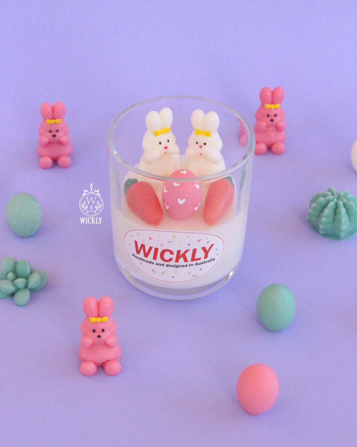 Easter Bunny and Egg Soy Wax Candle