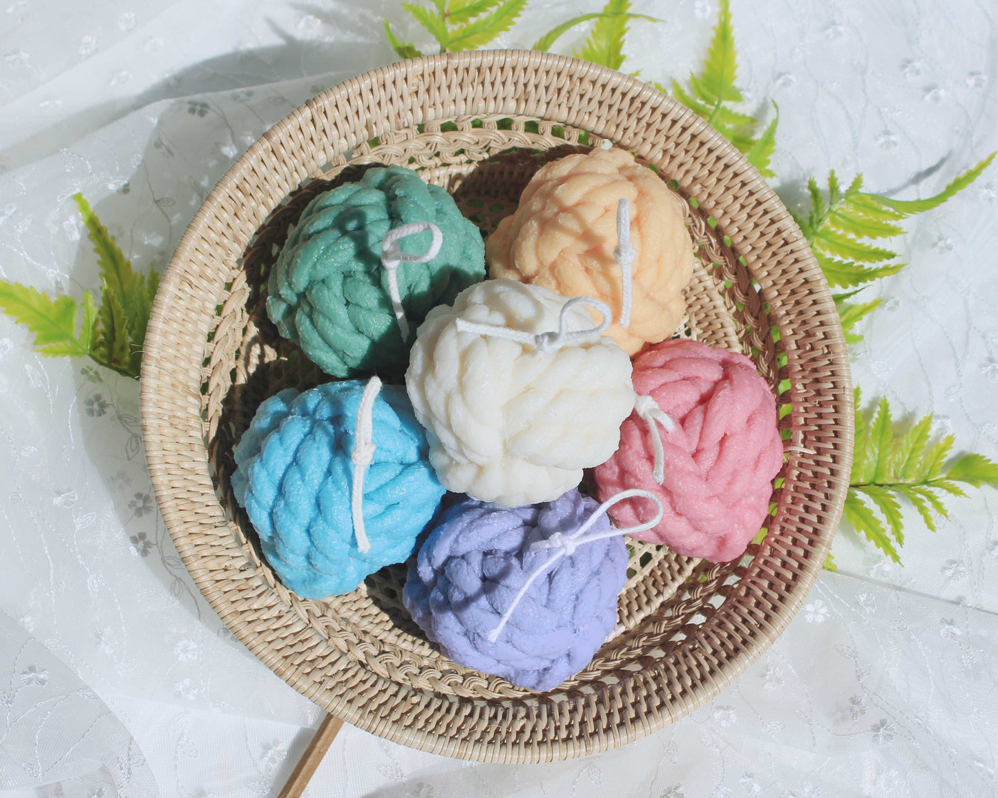 Ball of Yarn, Wool Candle