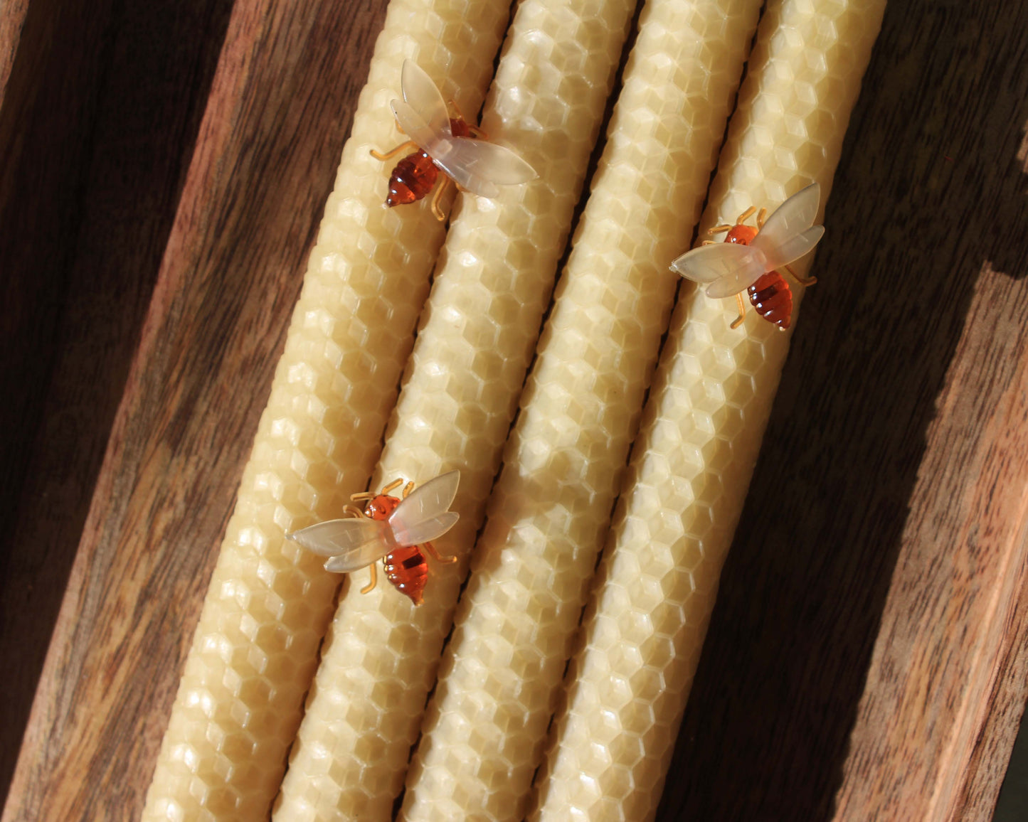 100% Beeswax Taper Candle