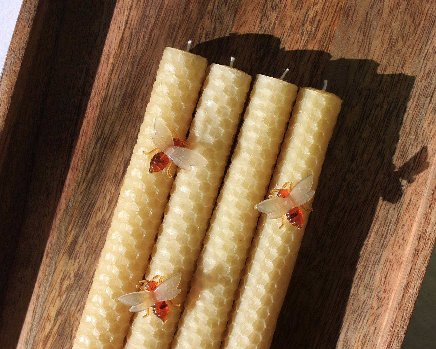 100% Beeswax Taper Candle