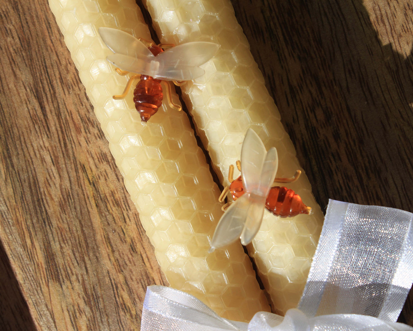 100% Beeswax Taper Candle