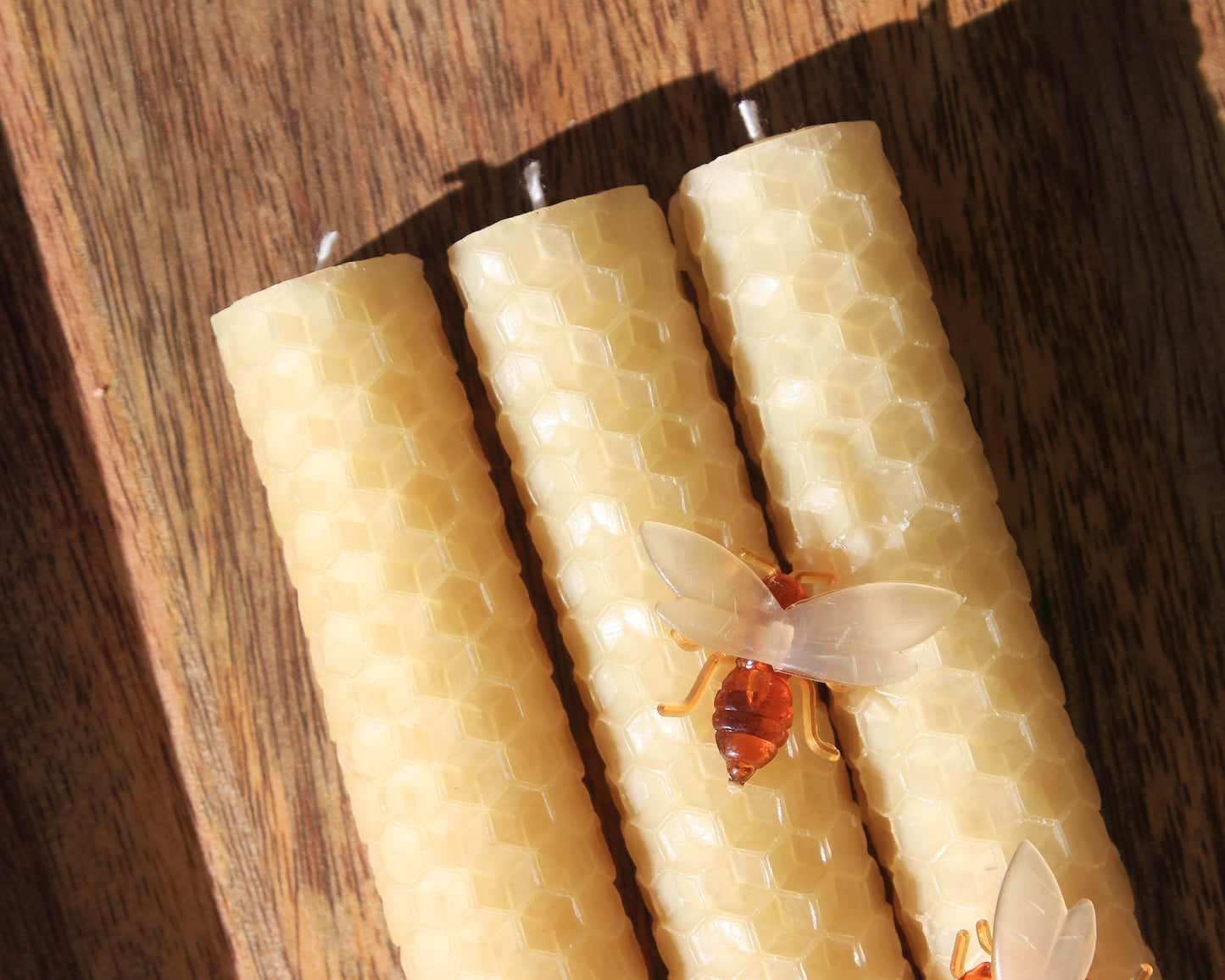 100% Beeswax Taper Candle