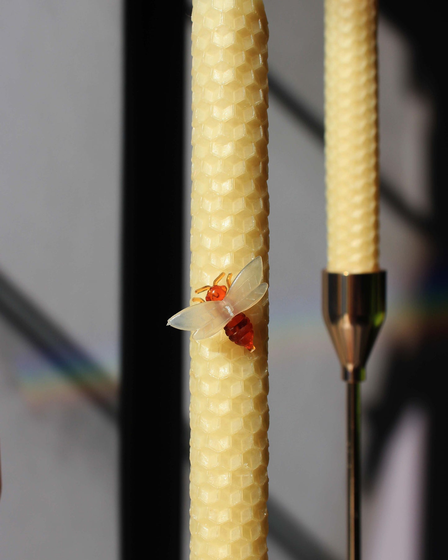 100% Beeswax Taper Candle