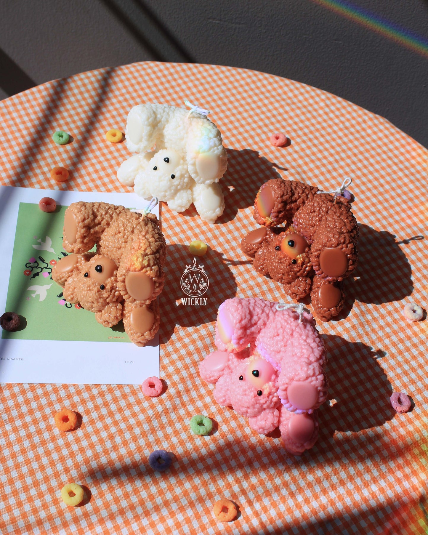 Clumsy Teddy Bear Candle