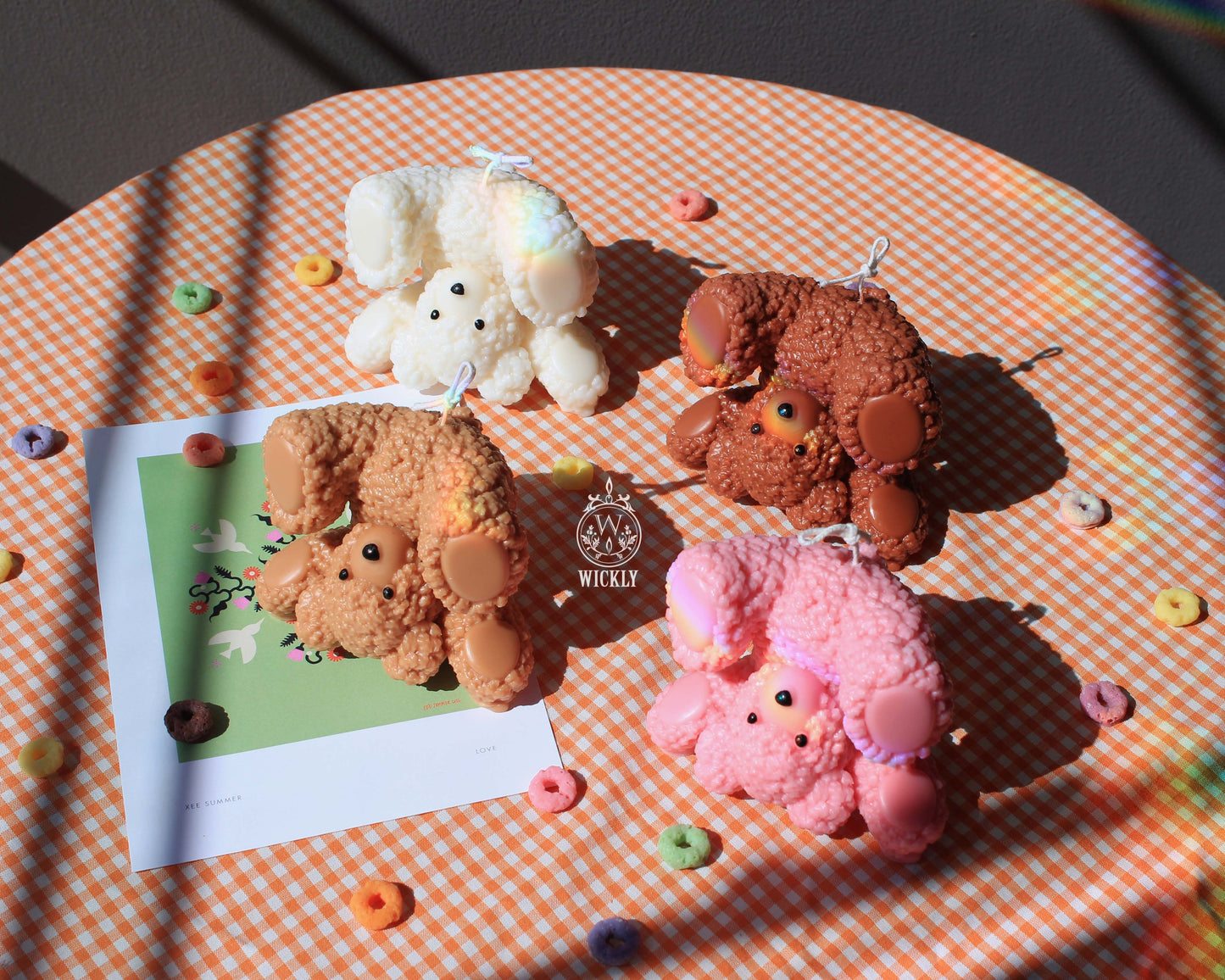 Clumsy Teddy Bear Candle