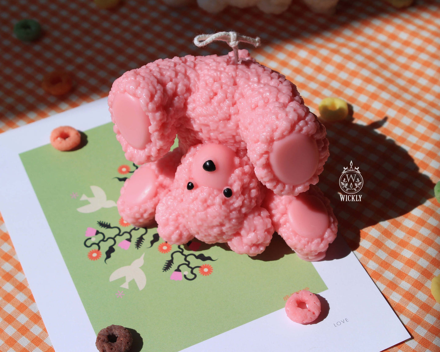 Clumsy Teddy Bear Candle