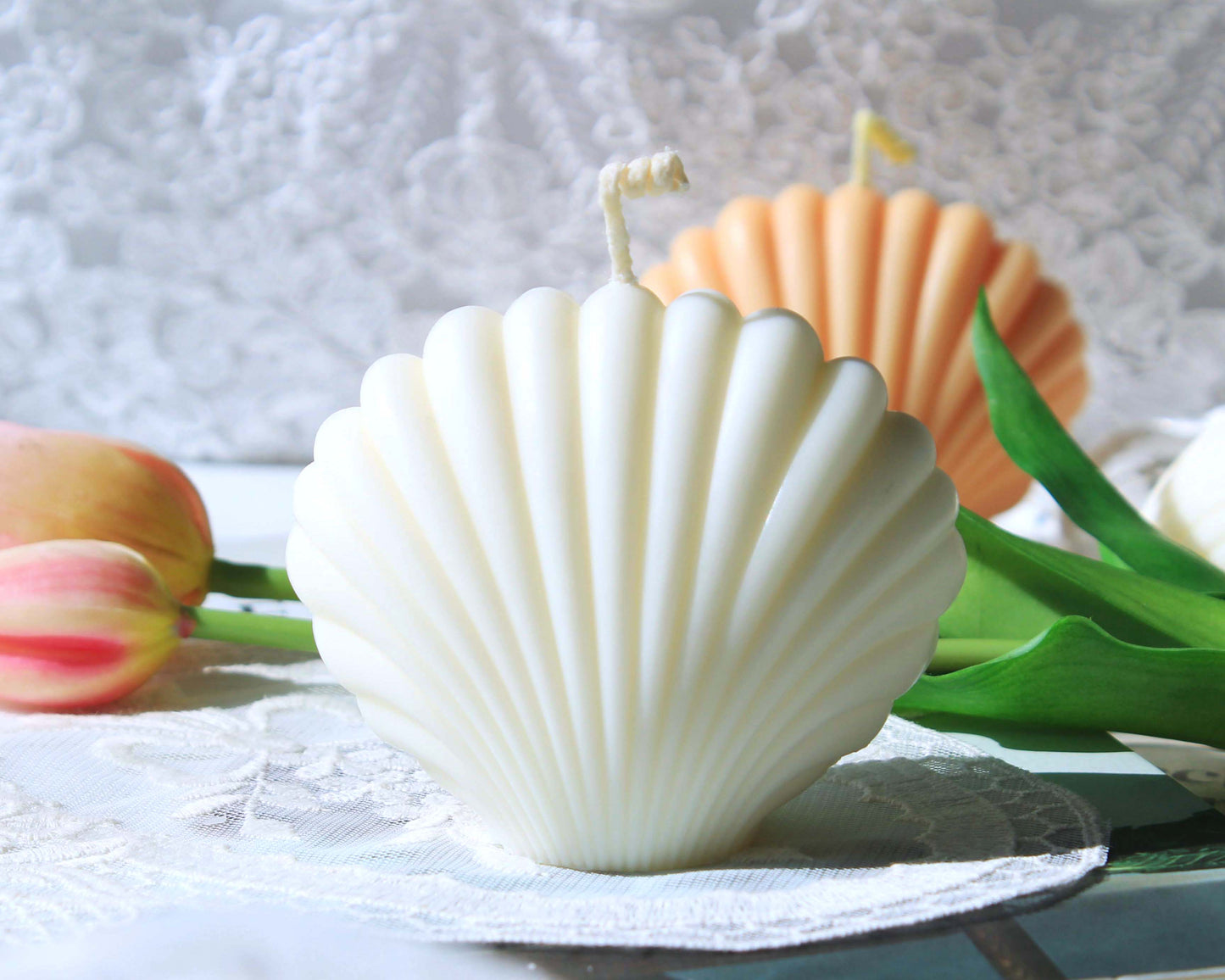Seashell, Clam, Scallop Candle