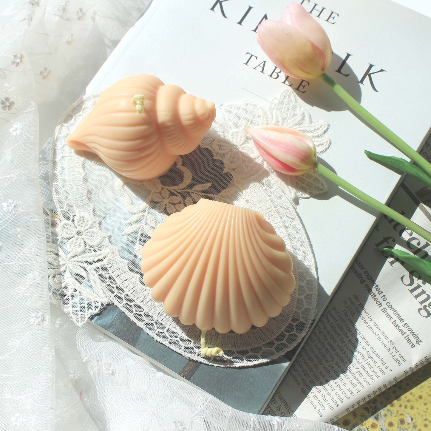 Seashell, Clam, Scallop Candle