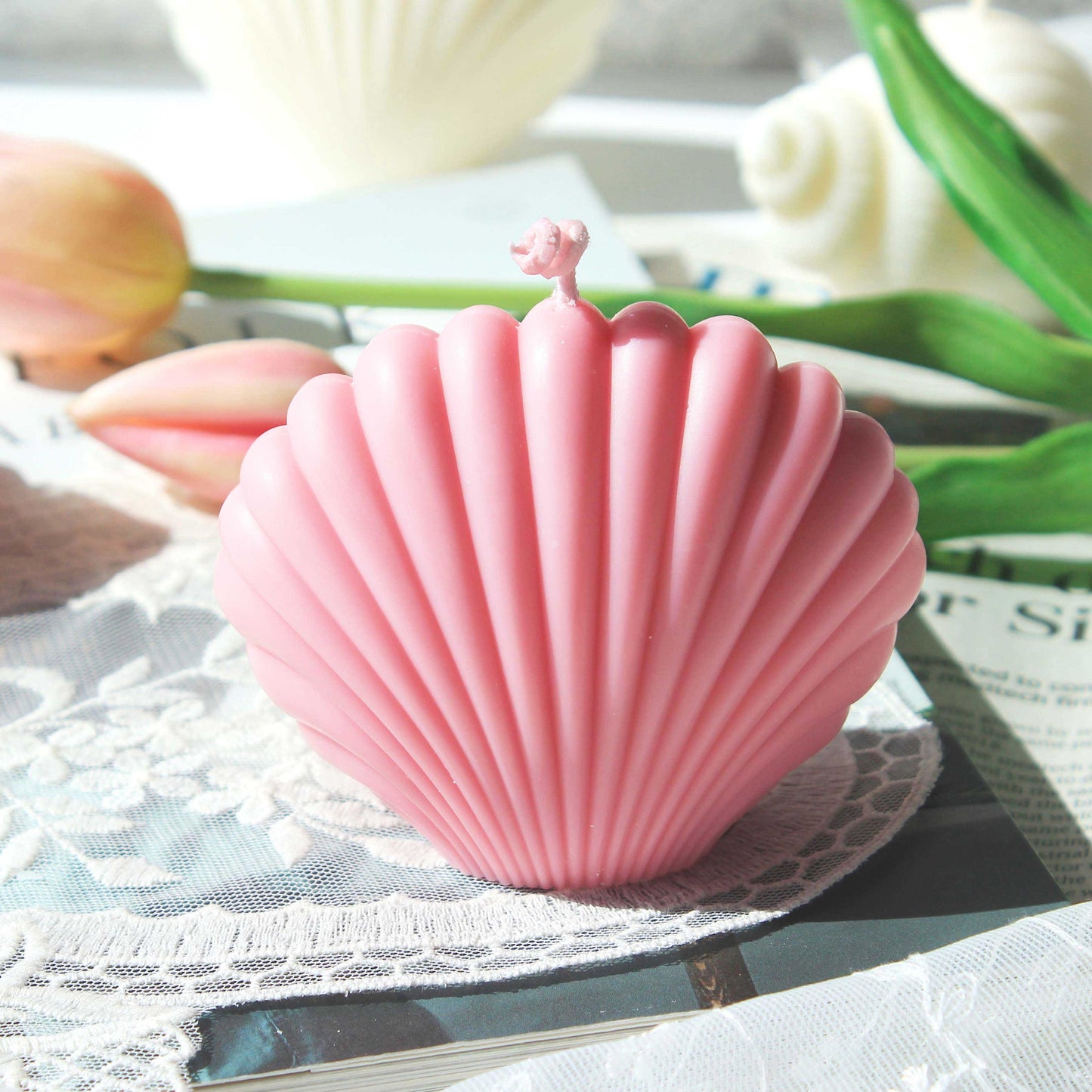 Seashell, Clam, Scallop Candle