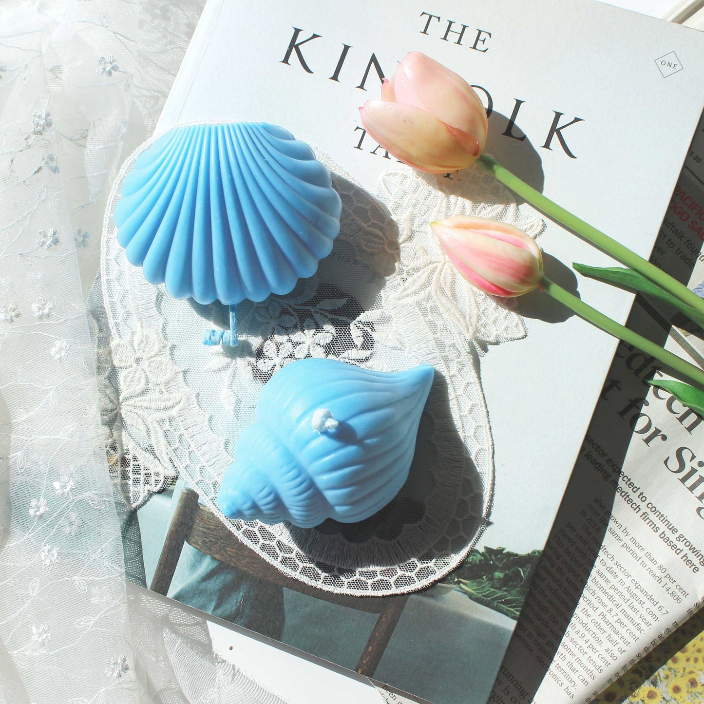 Seashell, Clam, Scallop Candle