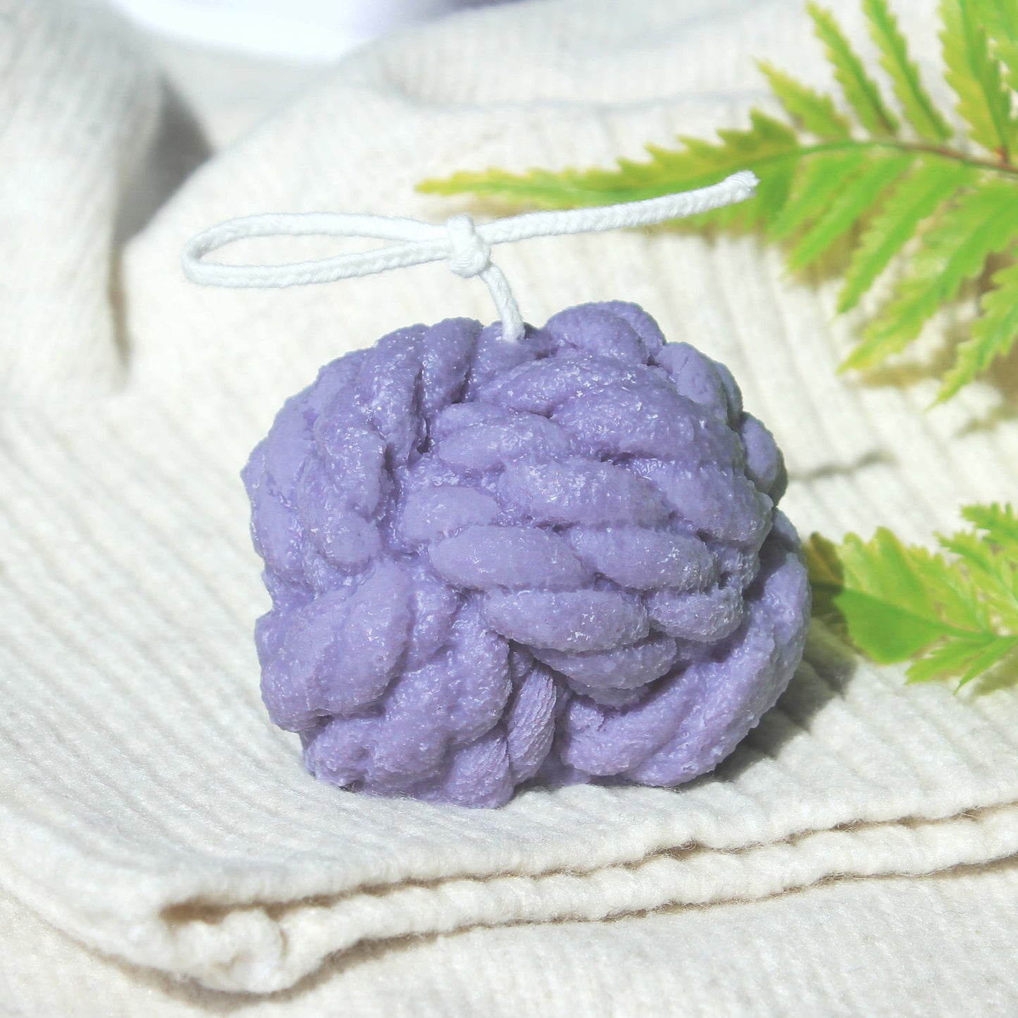 Ball of Yarn, Wool Candle