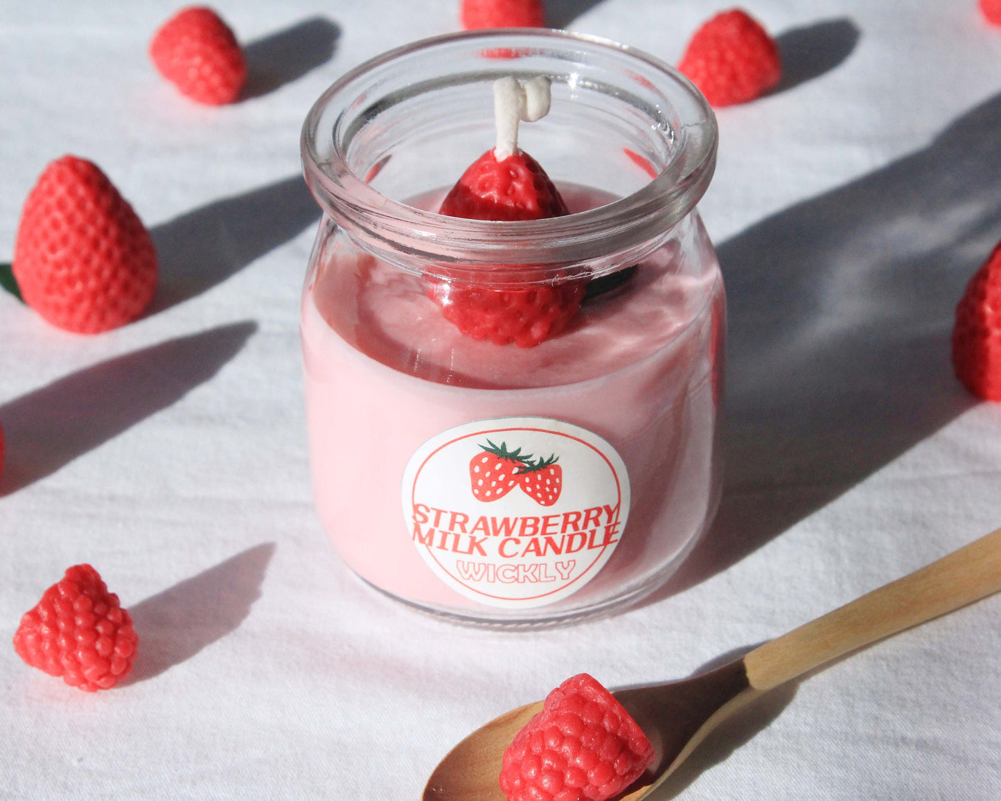 Fruity Milk / Yogurt Candle (Strawberry, Blueberry, Banana)