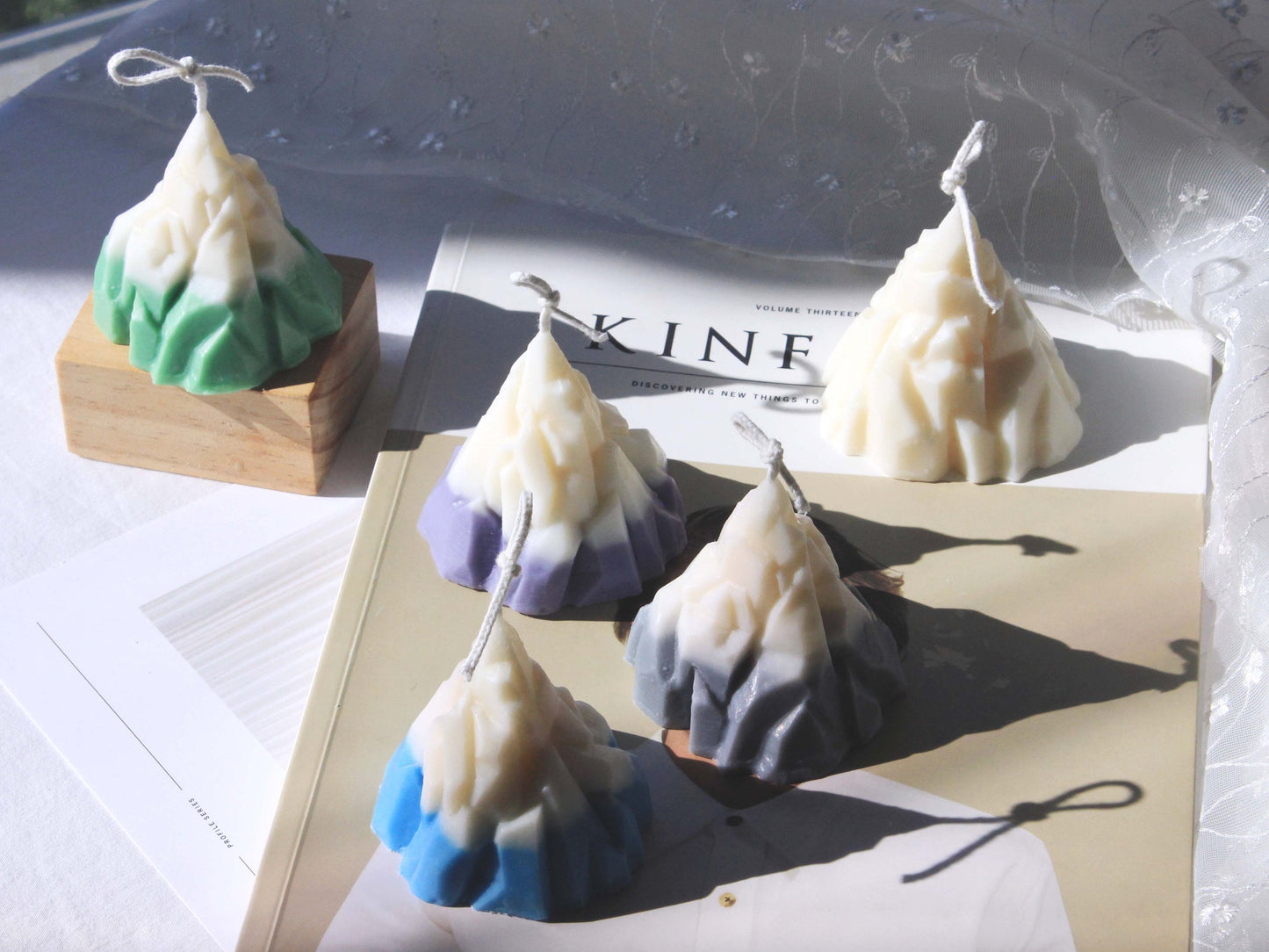 Iceberg, Snowy Mountain Candle