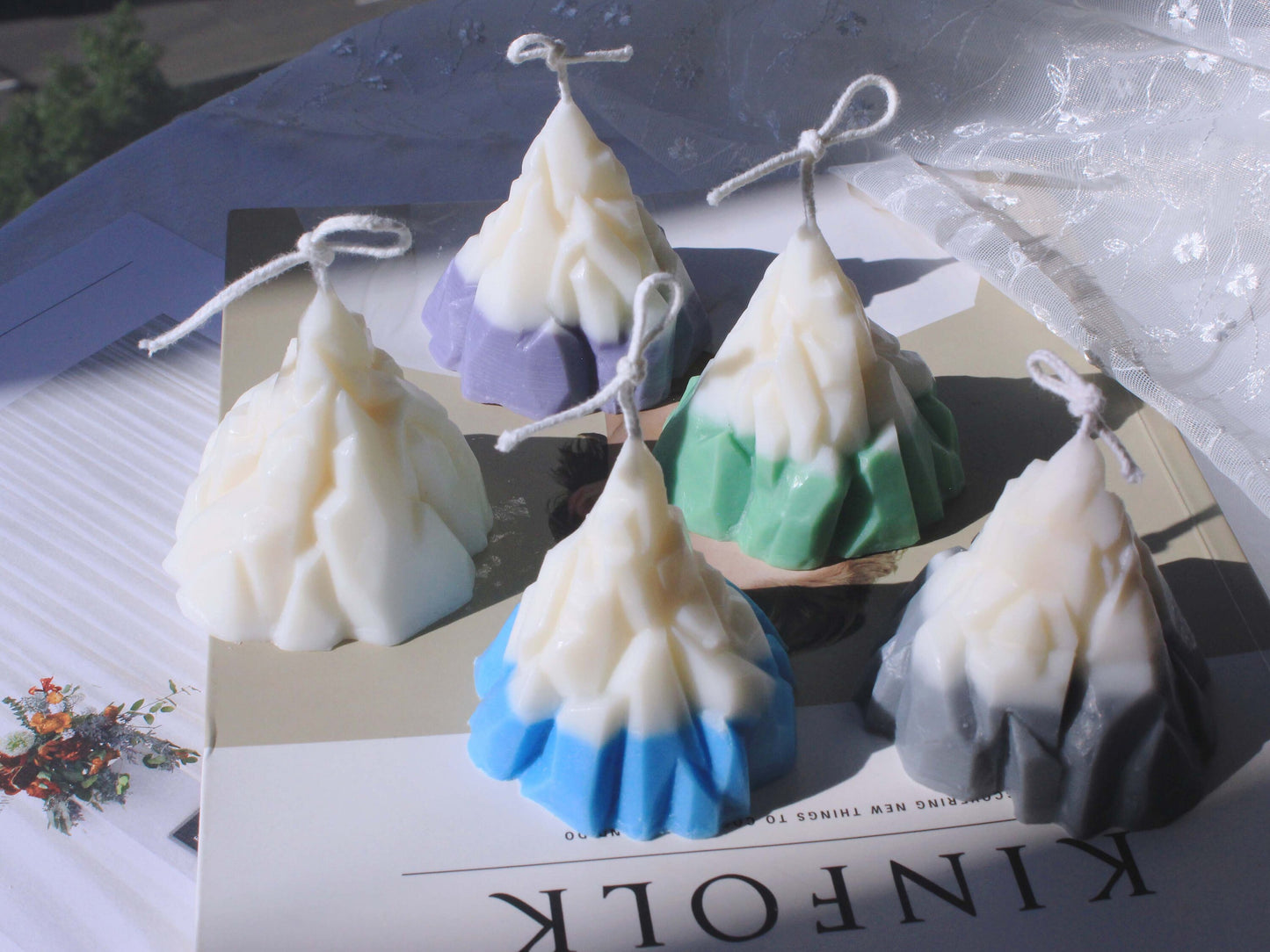 Iceberg, Snowy Mountain Candle