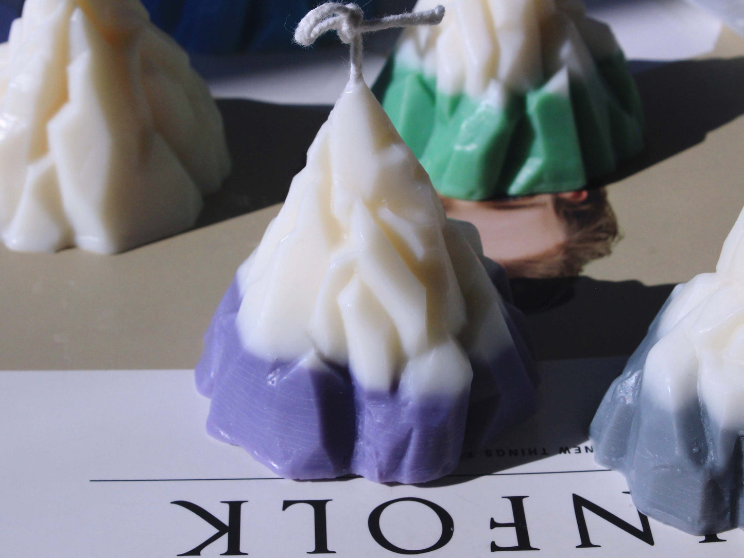 Iceberg, Snowy Mountain Candle