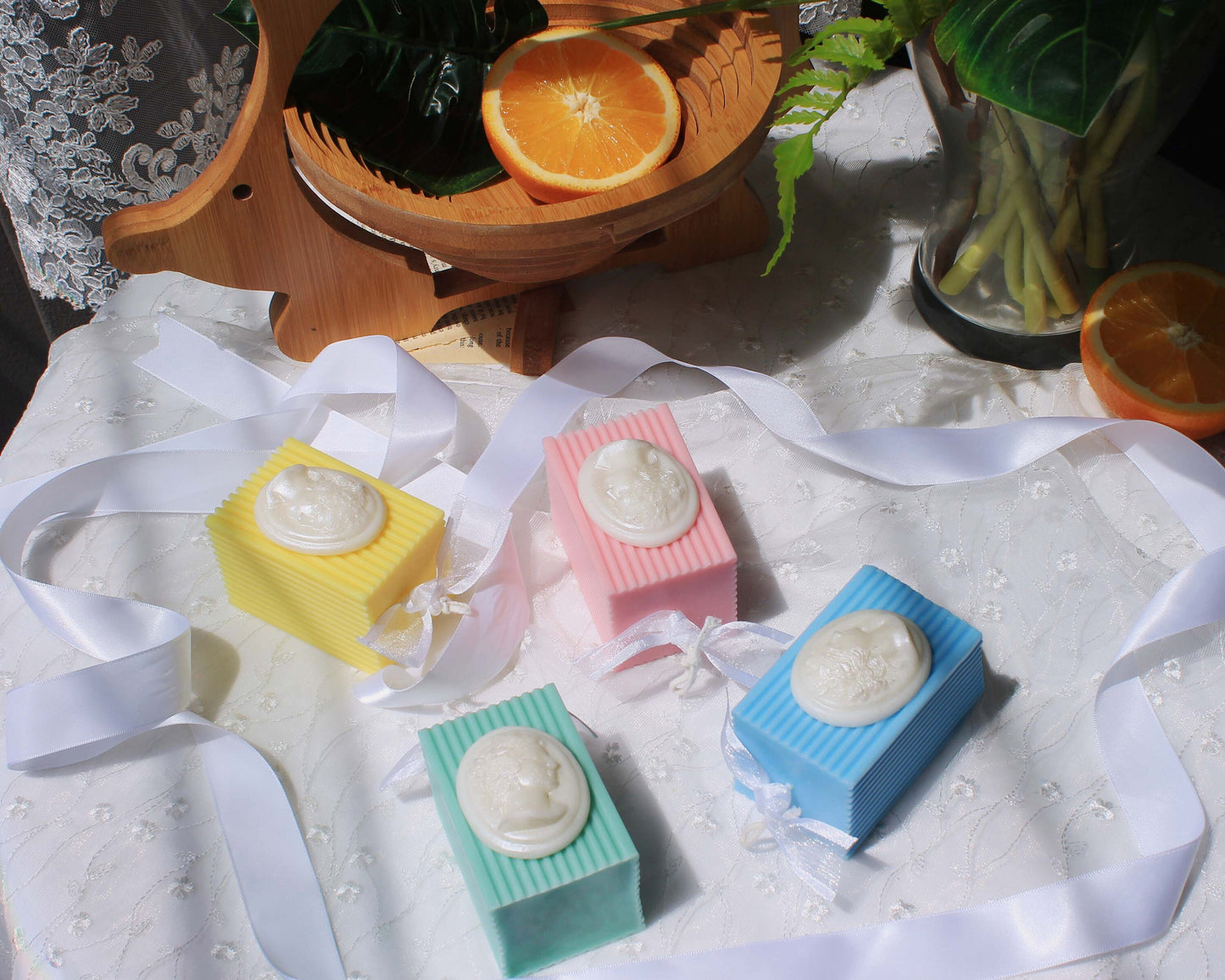 Pastel Cameo Candle