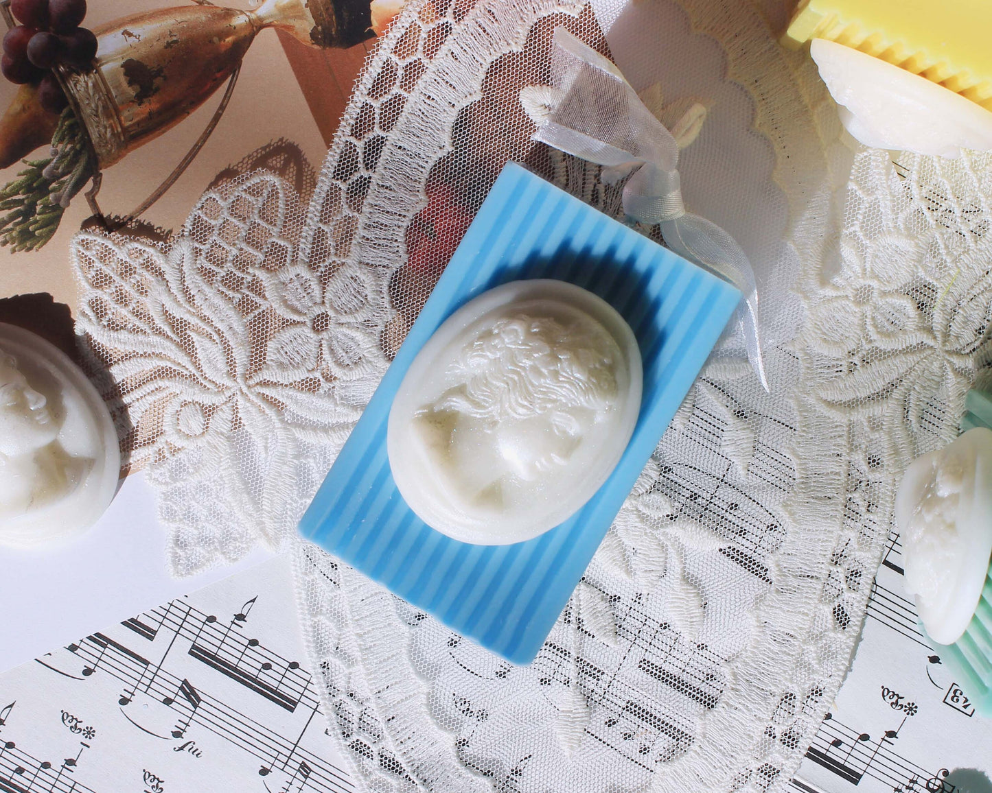 Pastel Cameo Candle