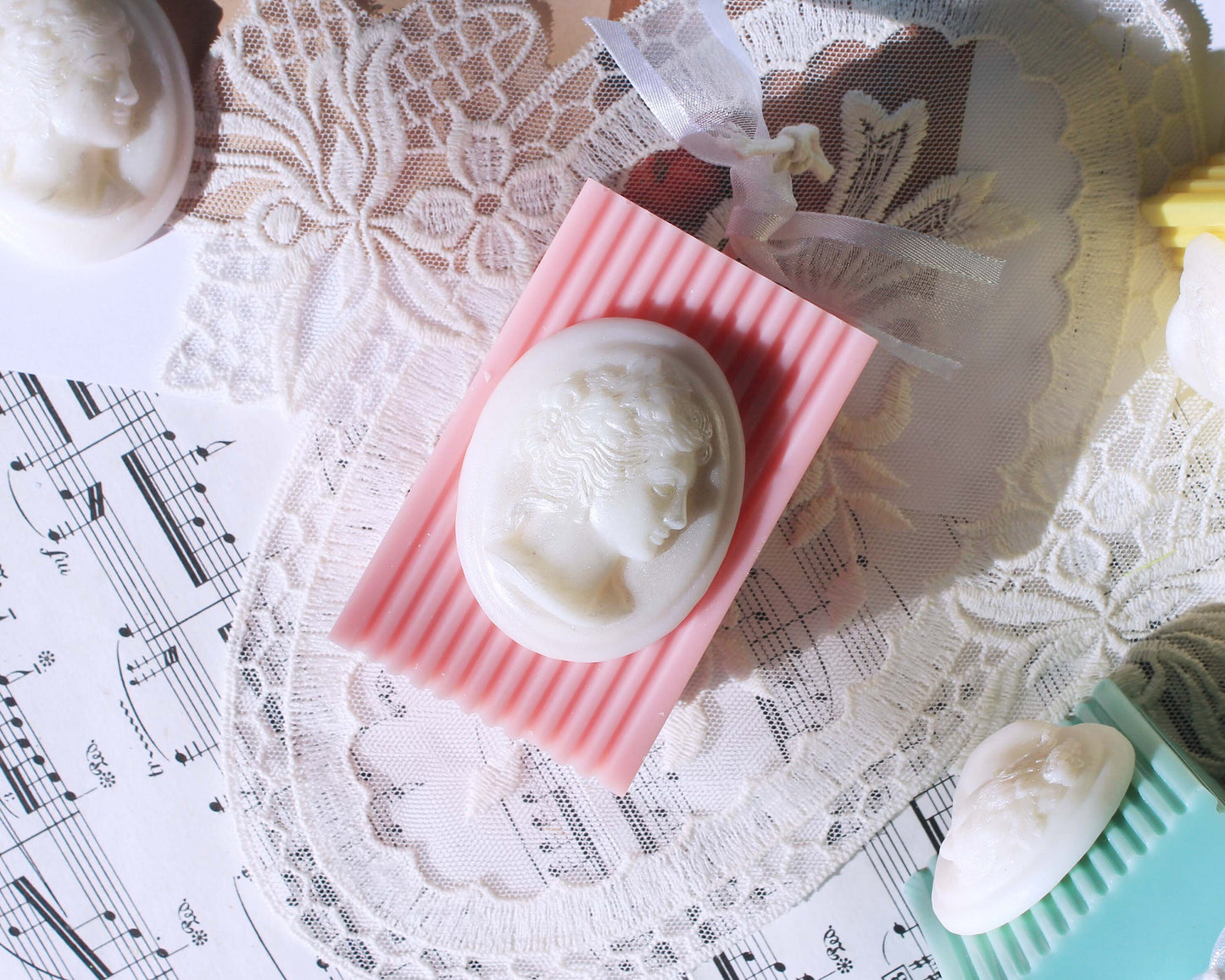 Pastel Cameo Candle