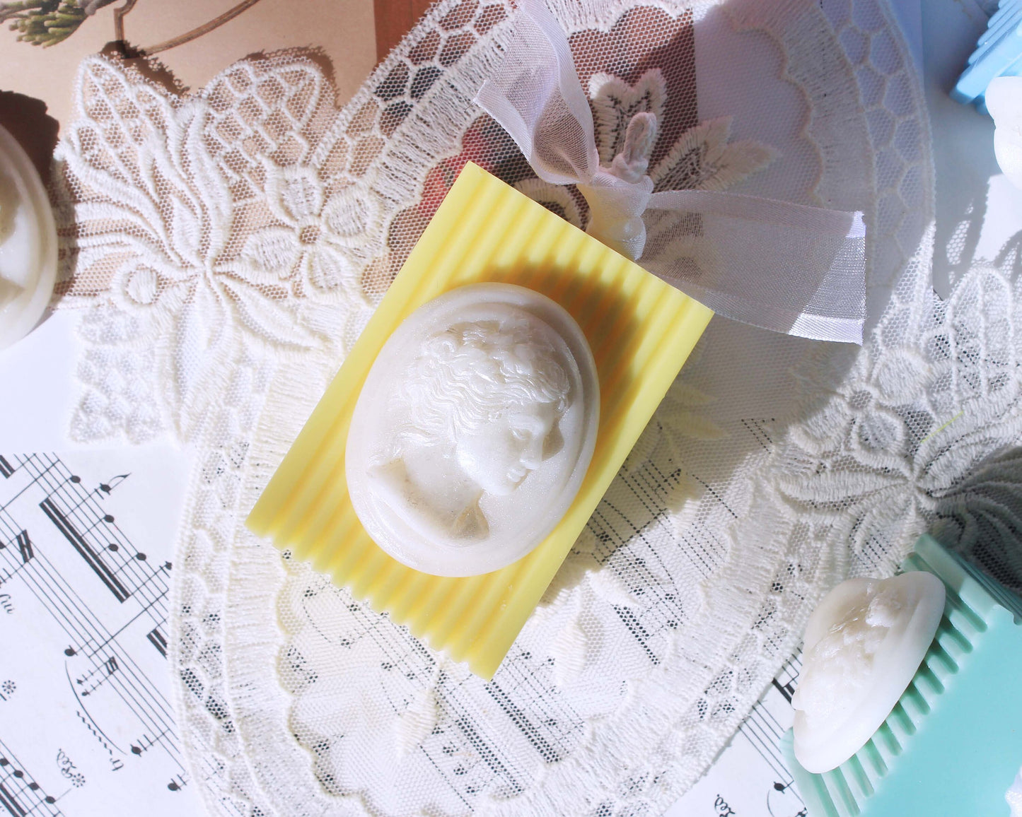 Pastel Cameo Candle