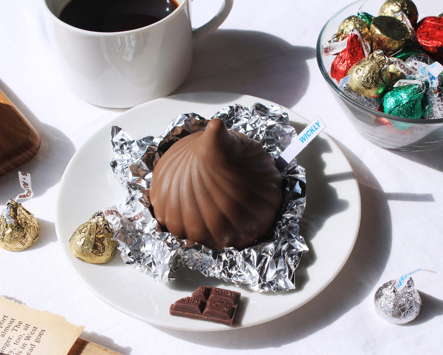 Chocolate Kisses Candle