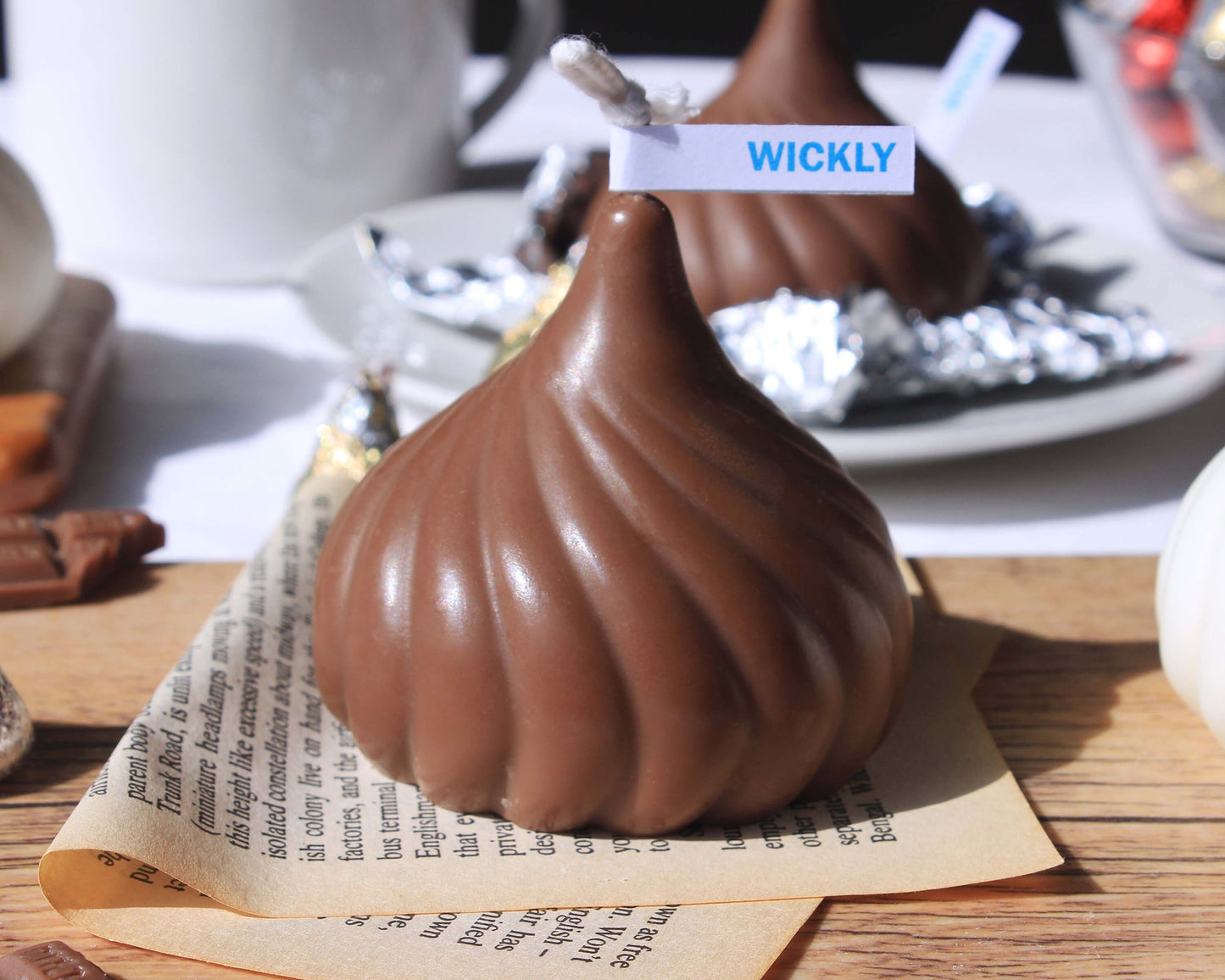 Chocolate Kisses Candle
