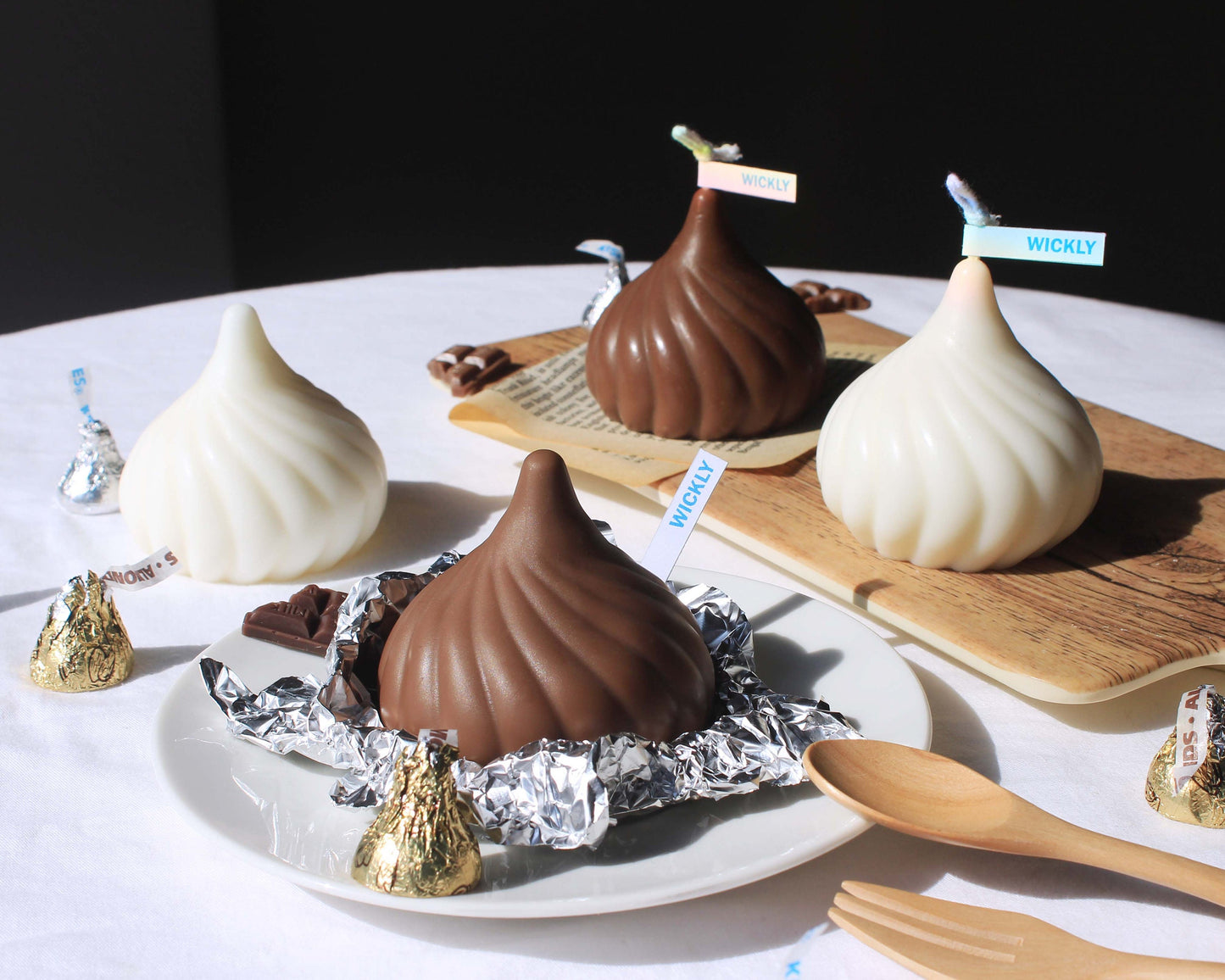 Chocolate Kisses Candle