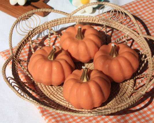 Halloween Pumpkin Candle