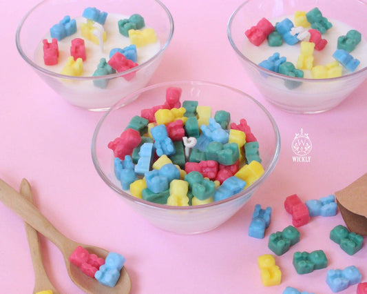 Gummy Bear Cereal Candle