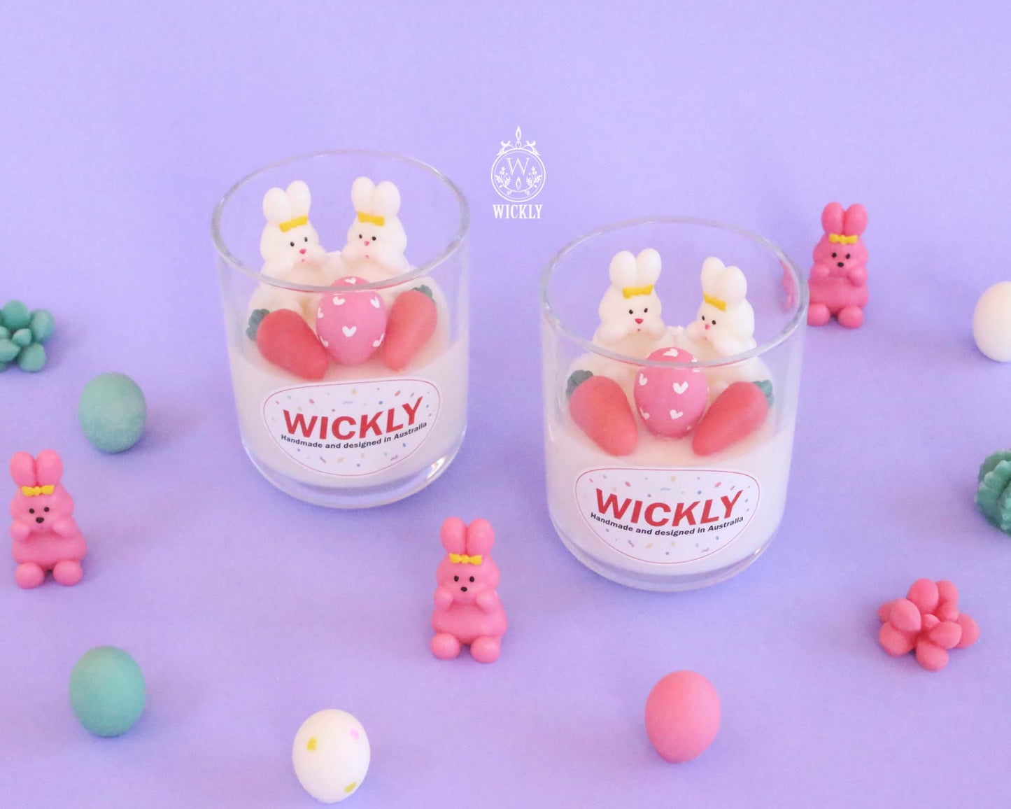 Easter Bunny and Egg Soy Wax Candle
