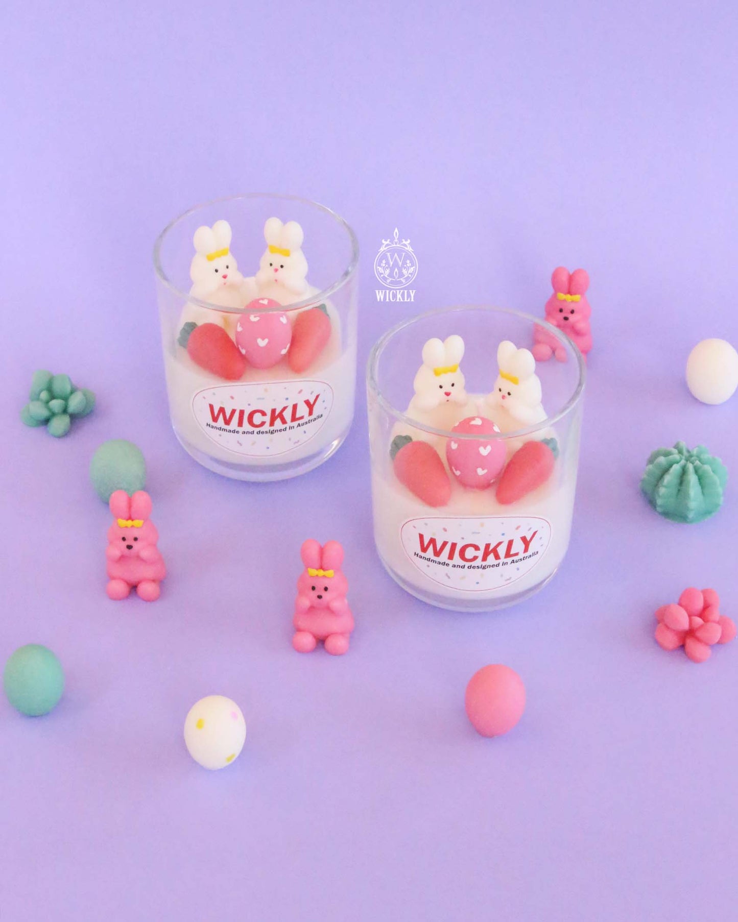 Easter Bunny and Egg Soy Wax Candle