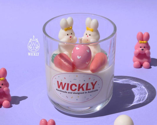 Easter Bunny and Egg Candle