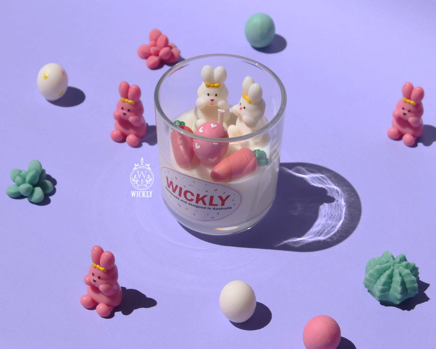 Easter Bunny and Egg Soy Wax Candle