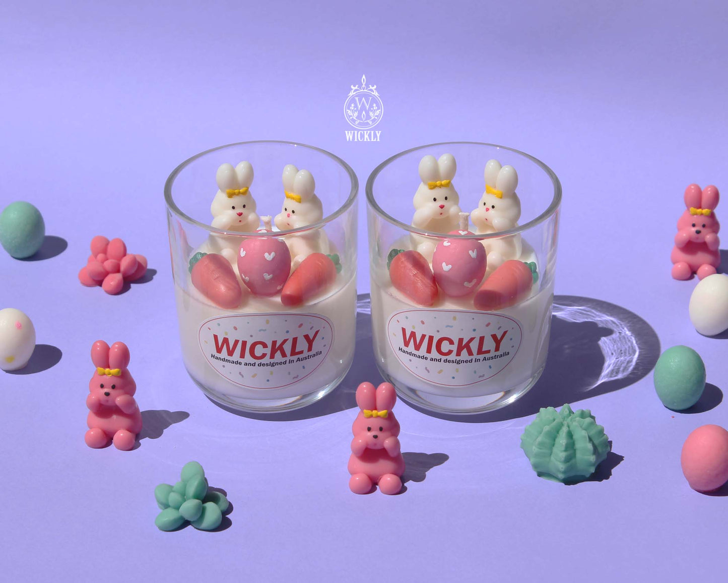 Easter Bunny and Egg Soy Wax Candle