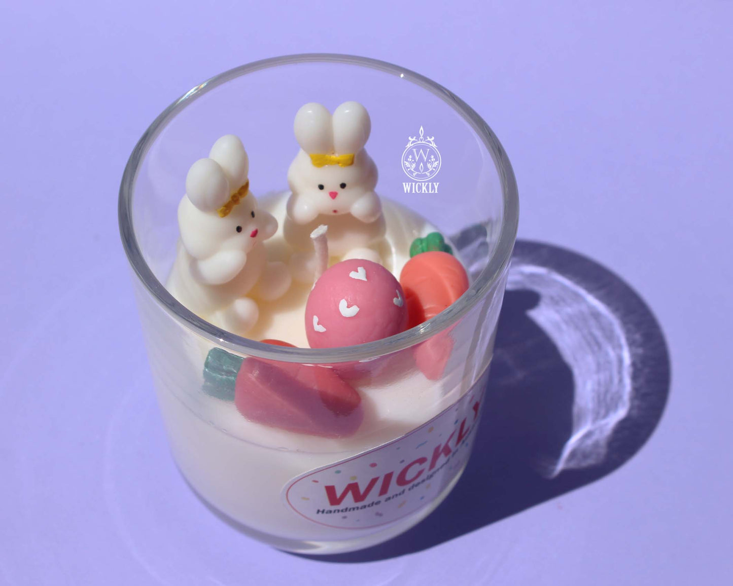 Easter Bunny and Egg Soy Wax Candle