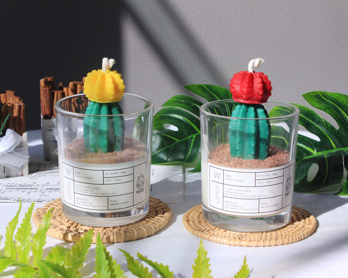 succulent shaped candles Cactus Candle, Succulent Candle – wickly candle