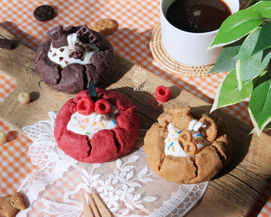Cookie Candles (Chocolate, Raspberry, Caramel)