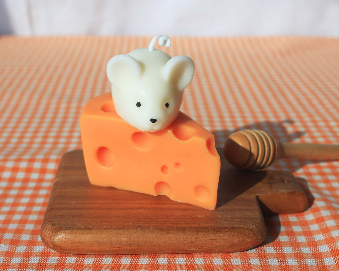 Cheese Candle with Jerry the Mouse Candle