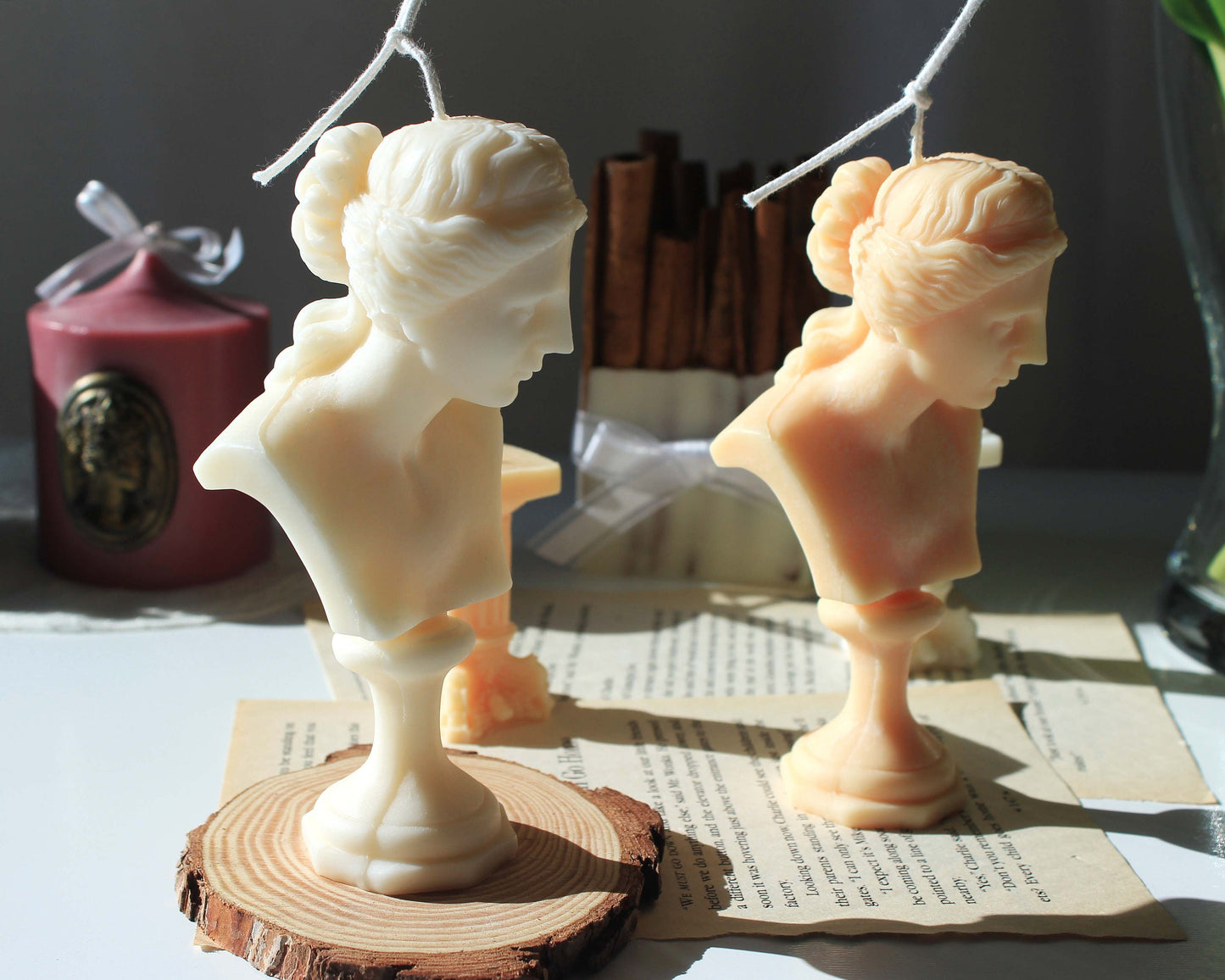 Venus Candle / Greek Pillar Candle