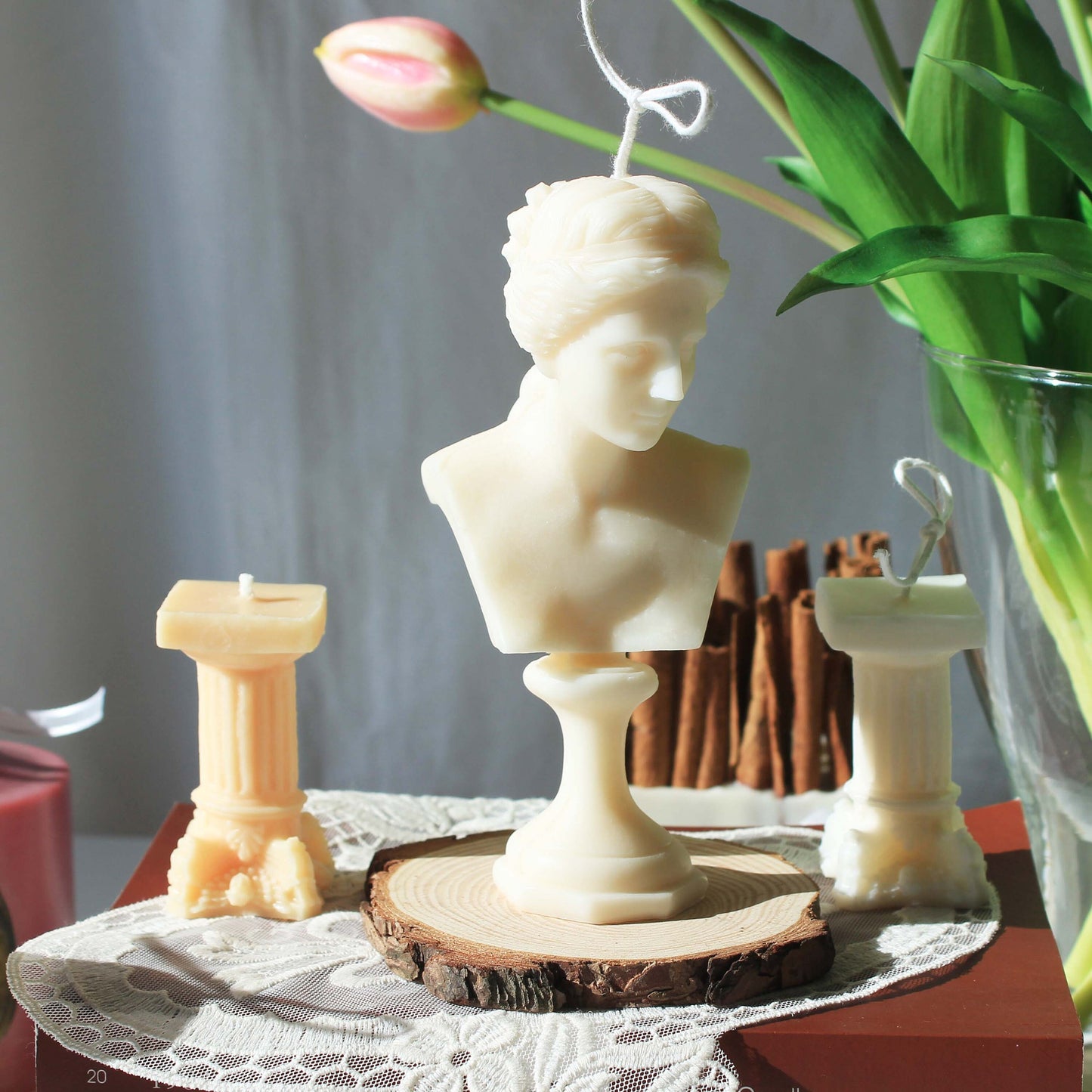 Venus Candle / Greek Pillar Candle