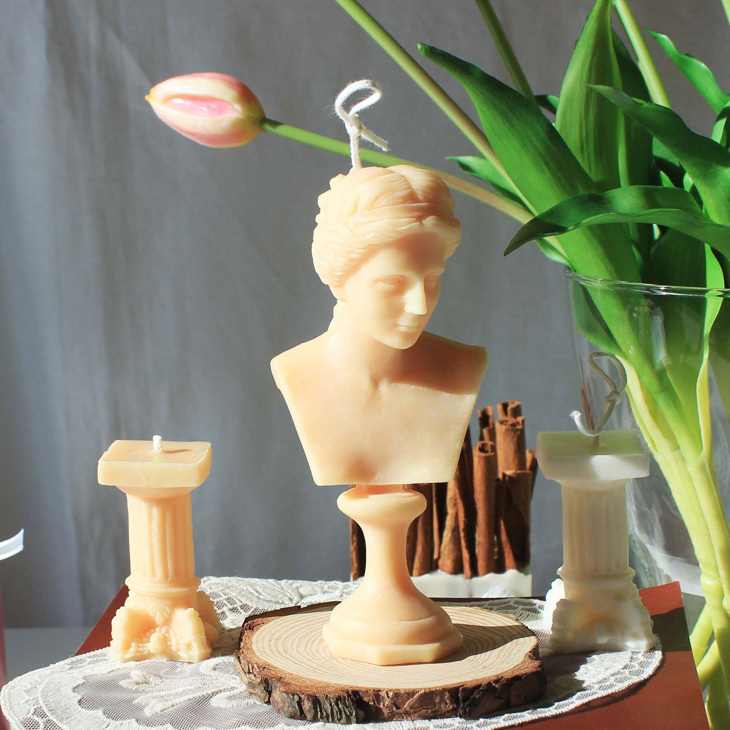 Venus Candle / Greek Pillar Candle